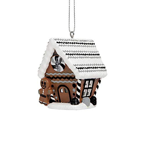 FOCO San Antonio Spurs NBA Gingerbread House Ornament Team Color one Size ABSONBGBHS