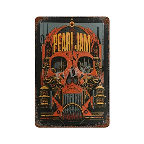 Huzkc Kenn Taylor PJ Pearl Jam Vintage Tin Sign Prevent Glare Plaque not Rusted Iron Painting Aluminum Metal Retro Art Personalized Poster