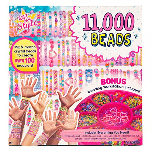 Just My Style 11, 000 Beads Bracelet Making Kit by Horizon Group USA