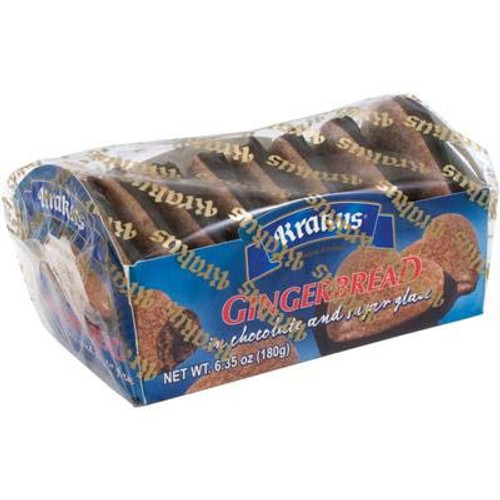 KRAKUS GINGERBREAD HEART IN CHOCOLATE 6_35 oz 180 G 2 pack Product of Poland