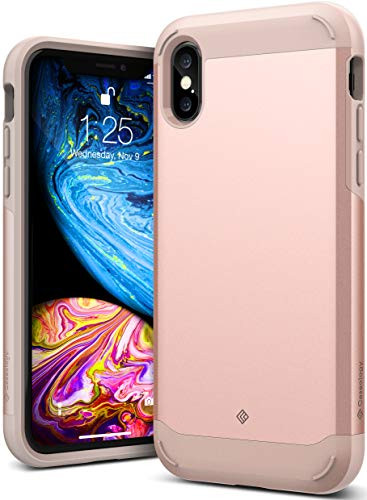 Caseology Legion for iPhone Xs Case (2018) - Reinforced Protection - Rose Gold