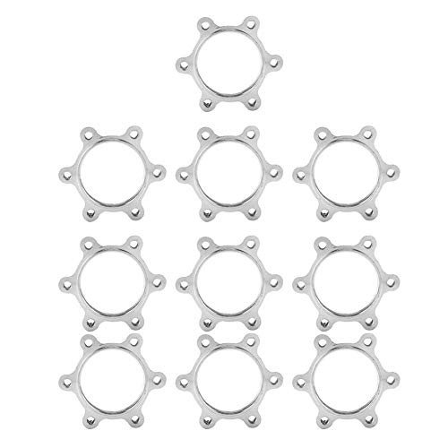 Serounder 10PcsPack Aluminium Alloy Bicycle Freewheel Threaded Hubs Disk Disc Brake Rotor 6 Bolt Rotor Adapter Replacement Part 48mm1_89inch