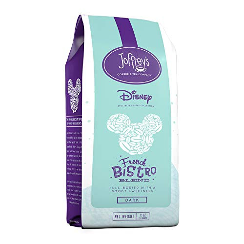 Joffreys Coffee - French Bistro Blend Disney Specialty Coffee Collection Artisan Dark Roast Coffee Arabica Coffee Beans Full-Bodied with Smoky Sweetness Brew or French Press Whole Bean 11 oz Joffreys Coffee - French Bistro Blend Disney Specialty Coffee Collection Artisan Dark Roast Coffee Arabica Coffee Beans Full-Bodied with Smoky Sweetness Brew or French Press Whole Bean 11 oz