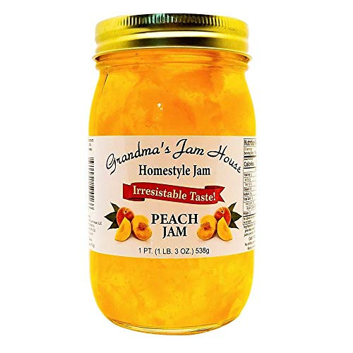 Sweet Peach Jam All Natural Homestyle Fruit Jam Jelly Preserve Spread Spreadable Preserves Jams Jellies Fruits 19 Ounce Glass Jar Sweet Peach Jam All Natural Homestyle Fruit Jam Jelly Preserve Spread Spreadable Preserves Jams Jellies Fruits 19 Ounce Glass Jar
