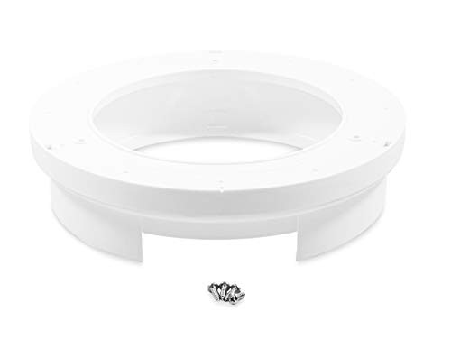 Camco 57022 Pop-A-Plate 10-Inch - A Great Plate Holder and Dispenser for Compact Spaces - White