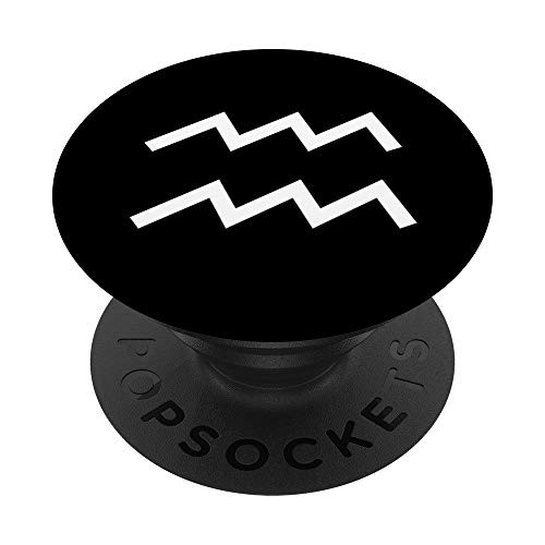 Aquarius Symbol Zodiac Sign Astrology January February PopSockets PopGrip Swappable Grip for Phones and Tablets Aquarius Symbol Zodiac Sign Astrology January February PopSockets PopGrip Swappable Grip for Phones and Tablets