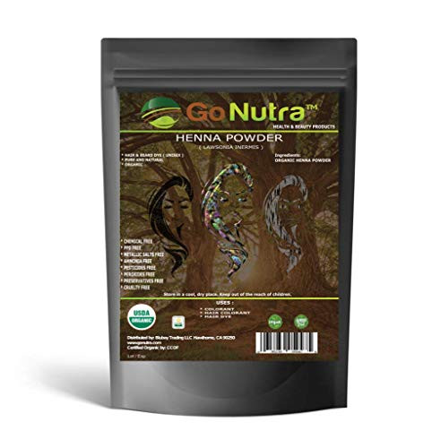 Henna Powder for Hair Organic 8 oz_ Pure Henna Natural Hair Color Dye Conditioner
