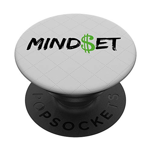 Inspirational Mindset Money Investing Growth Dollar Sign PopSockets PopGrip Swappable Grip for Phones  and  Tablets