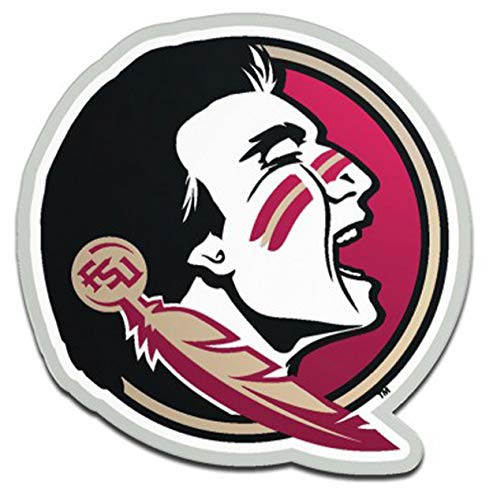 WinCraft Florida State FLA St_Seminoles Auto Badge Emblem Hard Thick Acrylic