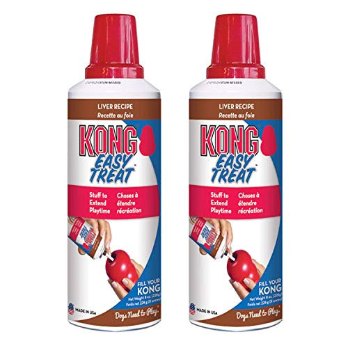 KONG - Easy Treat - Dog Treat Paste - 8 Ounce 2 Pack - Liver
