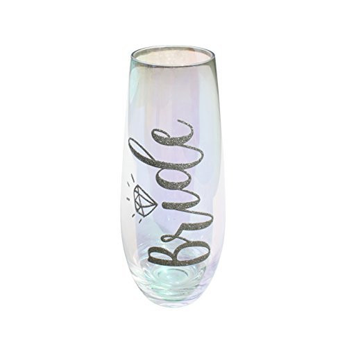 Slant 10 oz Stemless Champagne Bride