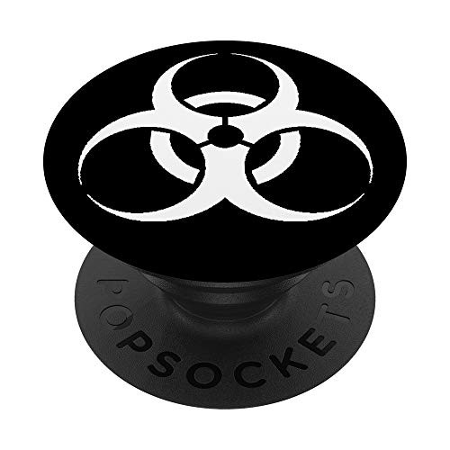 Biological Hazard Laboratory Sign PopSockets Grip and Stand for Phones and Tablets