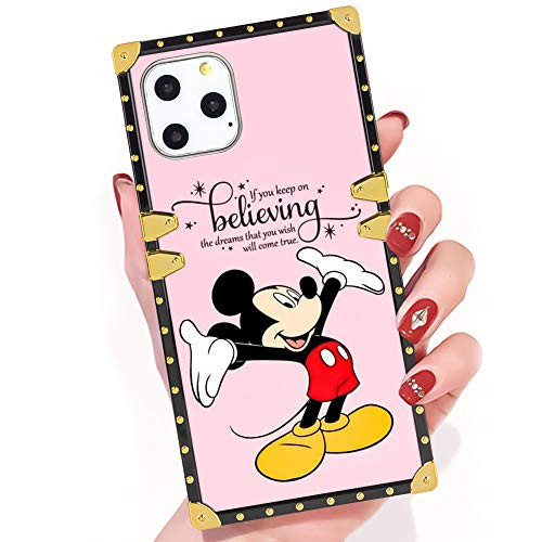 DISNEY COLLECTION iPhone 11 Pro Max Case Disney Mouse Mickey Square Phone Case Cover Soft TPU 360 Degree Luxury Shockproof Protective Case Compatible for iPhone 11 Pro Max 6_5 Inch DISNEY COLLECTION iPhone 11 Pro Max Case Disney Mouse Mickey Square Phone Case Cover Soft TPU 360 Degree Luxury Shockproof Protective Case Compatible for iPhone 11 Pro Max 6_5 Inch