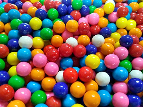 Concord Dubble Bubble Mini Gumballs - 2 lbs of Bright Assorted Colorful Fruit Flavored Gumballs