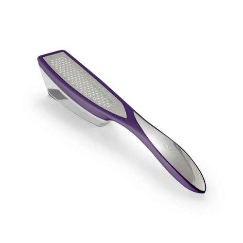 Savora Stainless Steel Hand Grater with Catch Container, Raven
