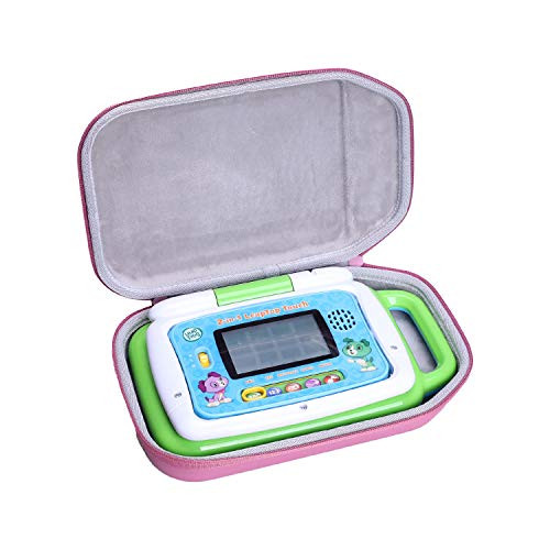 LTGEM Hard Case for Leapfrog 2-in-1 LeapTop Touch - Travel Protective Carrying Storage Bag Pink