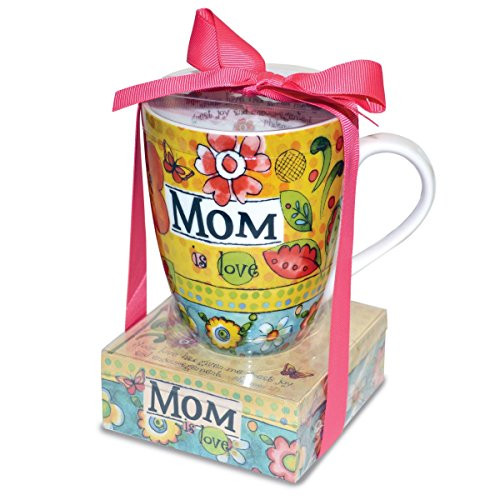 Divinity Boutique 23775 Ceramic Mug Memo Pad Mom, Multicolor