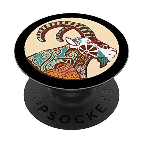 Capricorn Star Sign PopSockets PopGrip Swappable Grip for Phones  and  Tablets