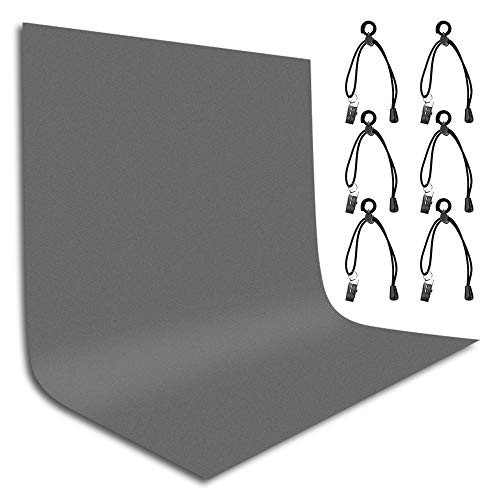 ZUOCHEN 6X9FT Gray Screen Chromakey Muslin Background Screen Photo Backdrop Photography Backdrop Background Fabric Background with 6 Clamps for Photo Video Studio Portrait Stand is NOT Included ZUOCHEN 6X9FT Gray Screen Chromakey Muslin Background Screen Photo Backdrop Photography Backdrop Background Fabric Background with 6 Clamps for Photo Video Studio Portrait Stand is NOT Included