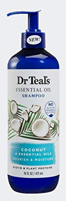 Dr Teals Shampoo Coconut and Essential Oils 16 Fl Oz Dr Teals Shampoo Coconut and Essential Oils 16 Fl Oz