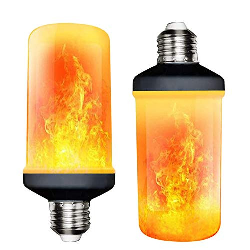 LED Flame Effect Light Bulb 4 Modes Flame Lights Bulbs E26 Base Fire Light Bulbs with Gravity Sensor Christmas and Halloween Flickering Light Bulb for IndoorOutdoorHomeParty Decor 2 Pack LED Flame Effect Light Bulb 4 Modes Flame Lights Bulbs E26 Base Fire Light Bulbs with Gravity Sensor Christmas and Halloween Flickering Light Bulb for IndoorOutdoorHomeParty Decor 2 Pack