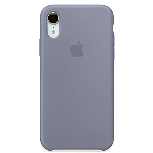 Shaboo Protective Cover Liquid Silikon Shell Silicone Case Compatible with iPhone Xr 6_1 inch Lavender Gray