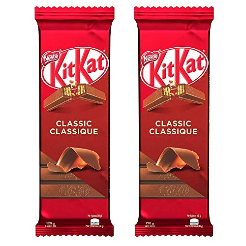 NESTLe Kitkat Classic Wafer Bar 120g4_2oz 2-Pack Imported from Canada