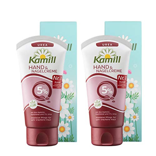 Kamill Hand  and  Nagelcreme Urea 75ml Pack of 2  gift case Paraben-free Mineral oil-free Paraffin-free