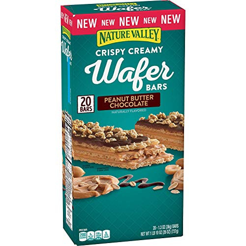 Nature Valley Nature Valley Crispy Creamy Wafer Bars Peanut Butter Chocolate 20 X 1_3 Ounce Net Wt 26 Ounce  26 Ounce