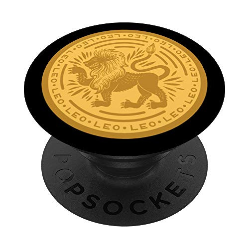 Leo Zodiac Sign Horoscope Astrology Yellow PopSockets Grip and Stand for Phones and Tablets Leo Zodiac Sign Horoscope Astrology Yellow PopSockets Grip and Stand for Phones and Tablets