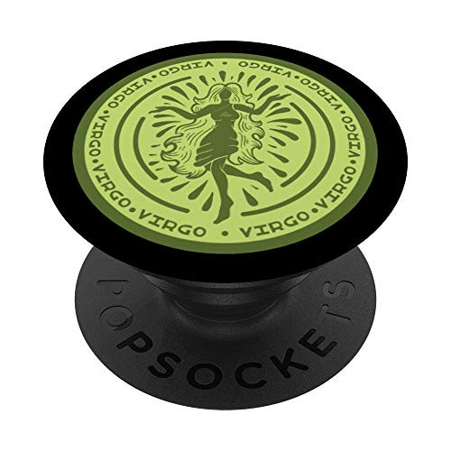 Virgo Zodiac Sign Horoscope Astrology Green PopSockets Grip and Stand for Phones and Tablets Virgo Zodiac Sign Horoscope Astrology Green PopSockets Grip and Stand for Phones and Tablets