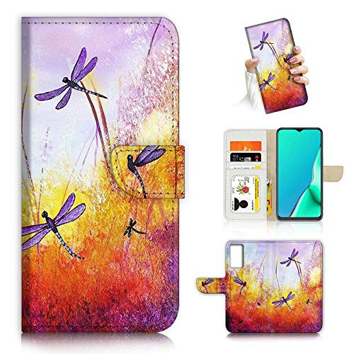 for Samsung Note 20 Galaxy Note 20 Designed Flip Wallet Phone Case Cover A21092 Dragonfly