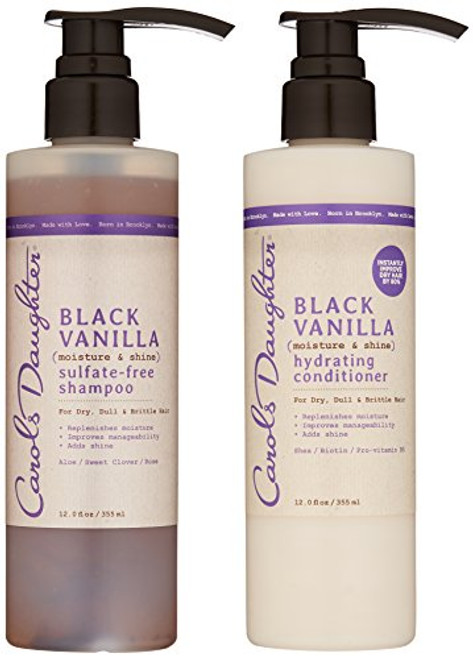 Carol's Daughter Black Vanilla Hair Care Gift Set for Dry/Dull & Brittle Hair Carol's Daughter Black Vanilla Hair Care Gift Set for Dry/Dull & Brittle Hair
