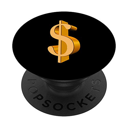 Big Huge Dollar Sign Money Symbol PopSockets PopGrip Swappable Grip for Phones  and  Tablets