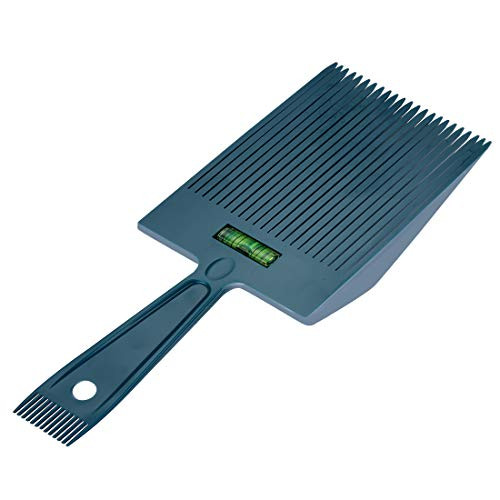 BARBER PRO Flat Top Guide Comb for Men Barber Hair Comb with Accurate Water Leveling HairCut Angle Adjustment Flattopper Comb Green