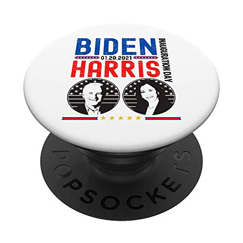 Biden Harris Presidential Inauguration Day Apparel 2021 PopSockets PopGrip Swappable Grip for Phones  and  Tablets