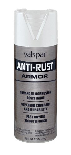 Valspar (21900) Gloss White Anti-Rust Armor Spray - 12 oz