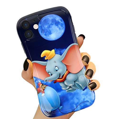 DISNEY COLLECTION iPhone 11 Case IMD Cartoon Cute Sky Disney Dumbo Pattern Small Waist Design Case Full Protection Soft TPU Bumper Shockproof Cover for Apple iPhone 11 6_1 Inch 2019