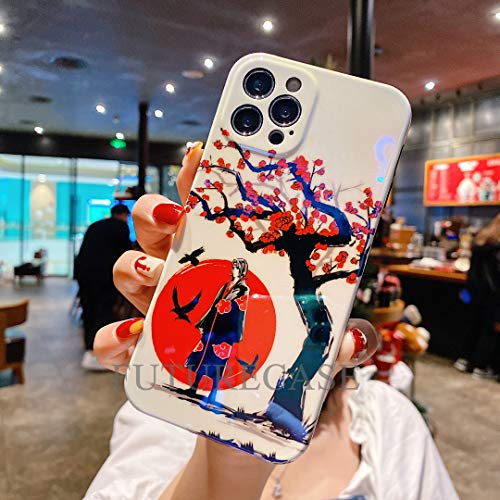 FUTURECASE Anime Naruto Akatsuki Itachi Pain Glossy Soft Case for iPhone 11 Pro Max 12 Pro Max Mini Manga Cartoon Covers4 iPhone 11 Pro Max