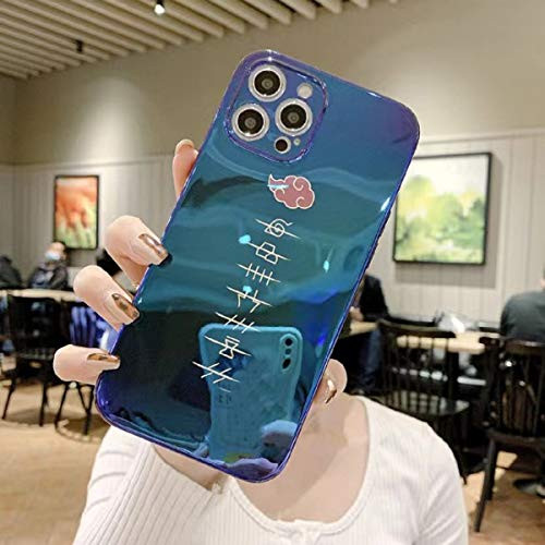 FUTURECASE Anime Naruto Akatsuki Itachi Pain Glossy Soft Case for iPhone 11 Pro Max 12 Pro Max Mini Manga Cartoon Covers 5 iPhone 12