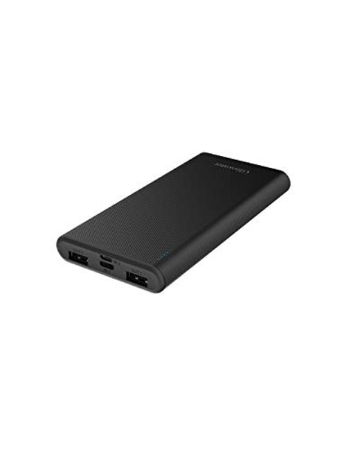 Slim Portable Charger 10000mAh Capacity Power Bank Ultra High Capacity External Battery Pack With Micro And Type C input and Dual USB Output