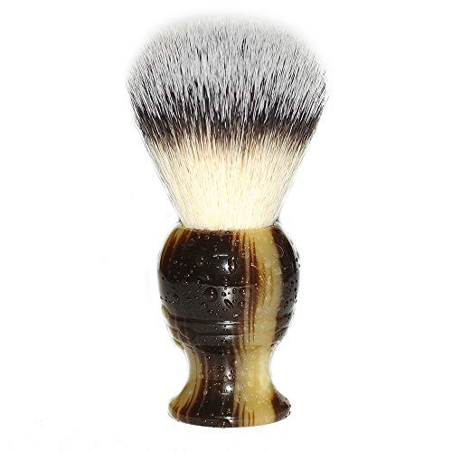 Shaving Brushes JR Synthetic Nylon Brush Hair Knot with Pure Engineered Imported Acrylic Handle Shaving Brush for Men Safety Razor Double Edge Razor Shaving Razor