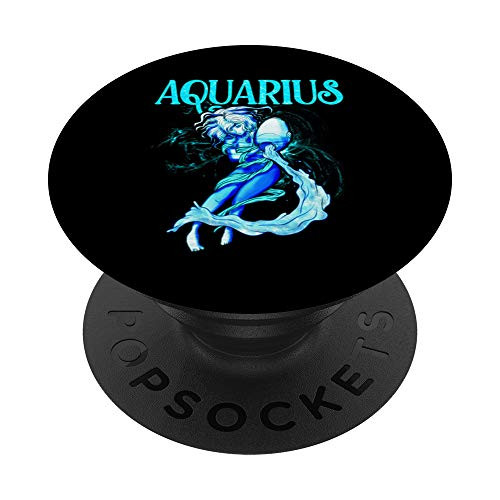 Aquarius Astrology Zodiac Sign PopSockets Grip and Stand for Phones and Tablets Aquarius Astrology Zodiac Sign PopSockets Grip and Stand for Phones and Tablets