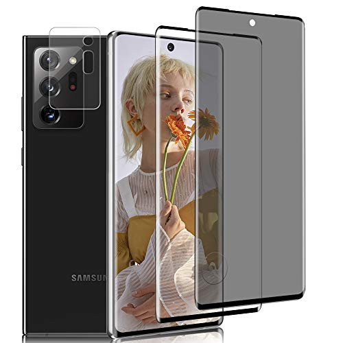 2 Pack1Pack Camera Lens Film Galaxy Note 20 Ultra Screen Protector PrivacyHD Tempered Glass Full Coverage 9H Hardness Fingerprint Unlock Compatible Samsung Galaxy Note 20 Ultra 6_9 2 Pack1Pack Camera Lens Film Galaxy Note 20 Ultra Screen Protector PrivacyHD Tempered Glass Full Coverage 9H Hardness Fingerprint Unlock Compatible Samsung Galaxy Note 20 Ultra 6_9