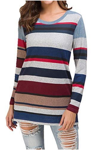 levaca Womens Petite Cute Casual Pullover Sweatshirts Tunic Tops for Leggings XS