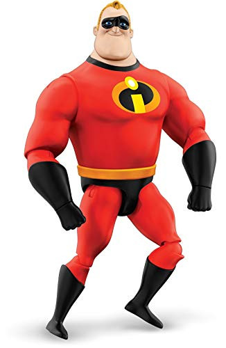Mattel ?Pixar Interactables Mr_ Incredible Talking Action Figure 8-in  20_3-cm Tall Highly Posable Movie Character Toy Interacts with Other Figures Kids Gift Ages 3 Years  and  Older GWC13