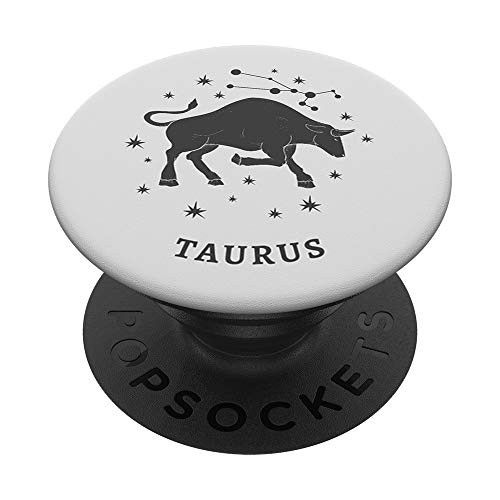 Taurus Zodiac Astrology Horoscope Sign PopSockets Grip and Stand for Phones and Tablets