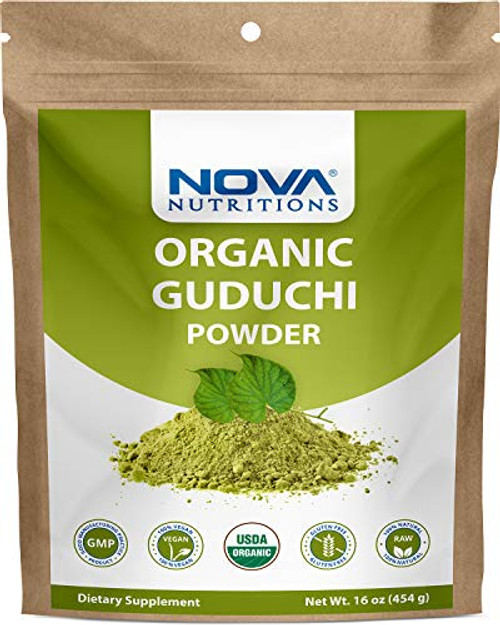 Nova Nutritions Certified Organic Guduchi Powder 16 OZ 454 gm - Ayurvedic Herbal Immune Support Nova Nutritions Certified Organic Guduchi Powder 16 OZ 454 gm - Ayurvedic Herbal Immune Support