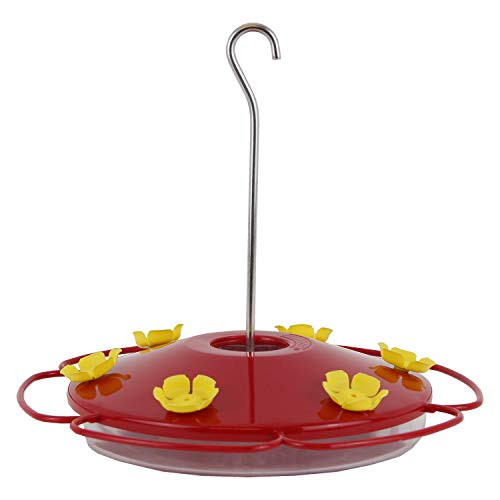 Perky-Pet 282-1SR Oasis Plastic Hummingbird Feeder  16 ozRed