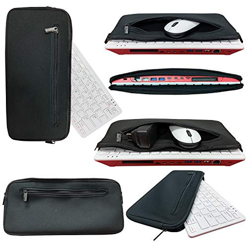 Vilros Neoprene CaseSleeve for Raspberry Pi 400 with Accessory Storage Pocket